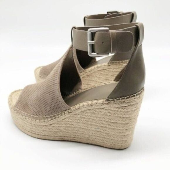 MARC FISHER Annie Perforated Espadrille Wedge - Picture 5 of 7